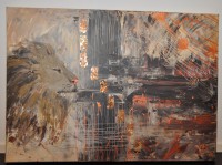 Tableau Acrylique le lion